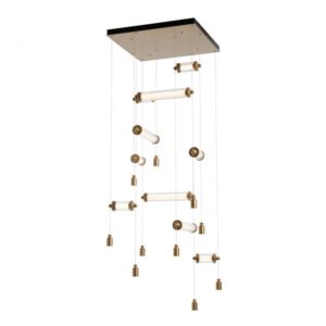 Hubbardton Forge Libra 10-Light Square LED Pendant