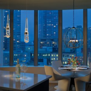 Hubbardton Forge Link Clear Glass Low Voltage Mini Pendant