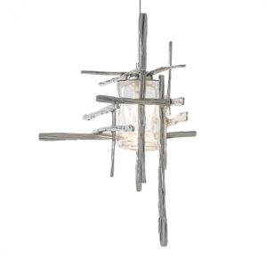 Hubbardton Forge Tura Seeded Glass Low Voltage Mini Pendant