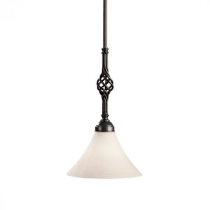 Hubbardton Forge Twist Basket Mini Pendant