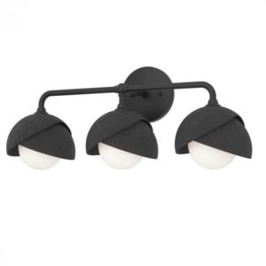 Hubbardton Forge Brooklyn 3-Light Double Shade Bath Sconce