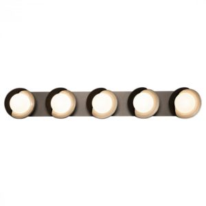 Hubbardton Forge Brooklyn 5-Light Straight Double Shade Bath Sconce