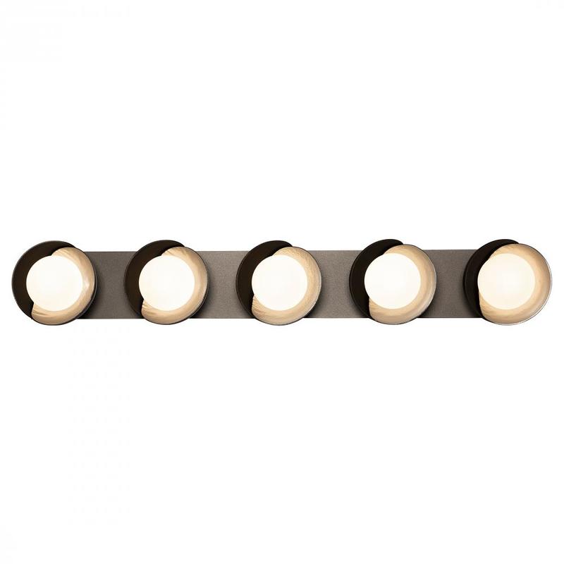 Hubbardton Forge Brooklyn 5-Light Straight Double Shade Bath Sconce