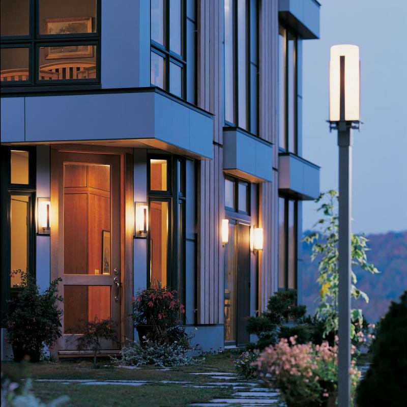 Hubbardton Forge Forged Vertical Bars Outdoor Post Light
