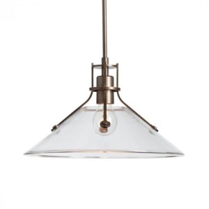 Hubbardton Forge Henry Outdoor Pendant with Glass Medium