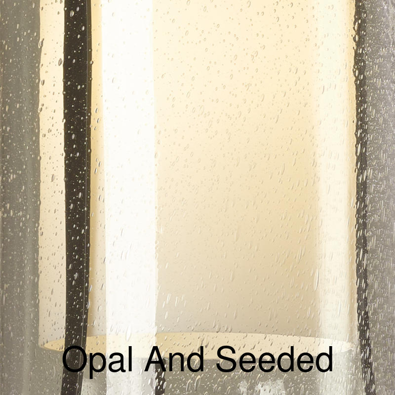Hubbardton Forge Banded Seeded Glass Outdoor Post Light - Image 3