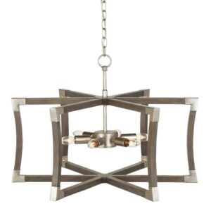 Currey Bastian Small Gray Lantern 9000 0968
