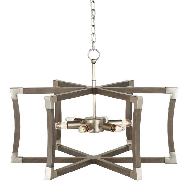 Currey Bastian Small Gray Lantern 9000 0968