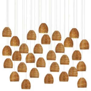 Currey Beehive 30 Light Multi Drop Pendant 9000 1003