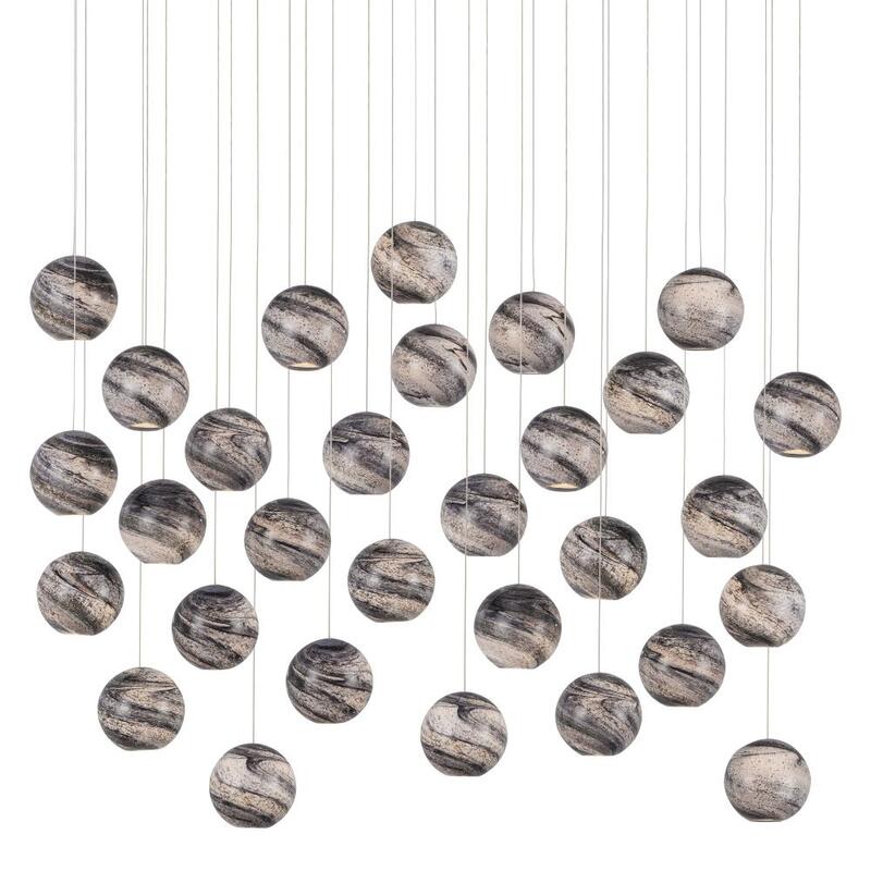 Currey Palatino 30 Light Multi Drop Pendant 9000 1010