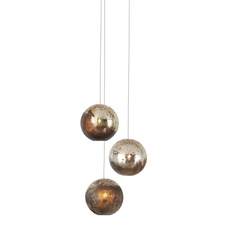 Currey Pathos 3 Light Multi Drop Pendant 9000 1013