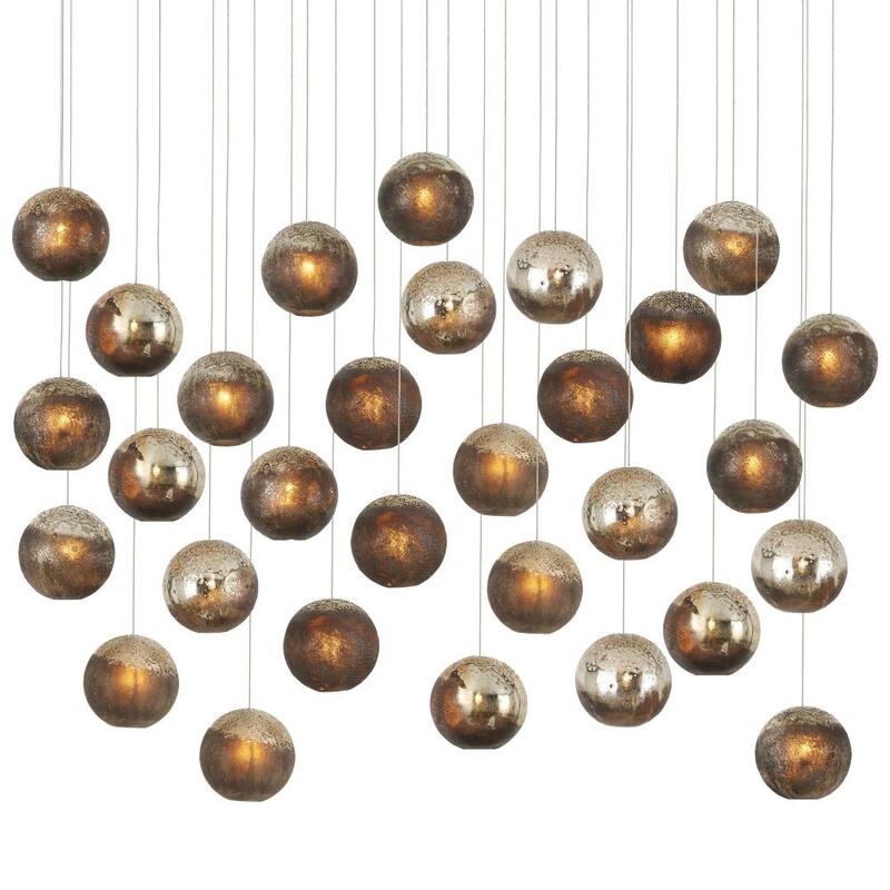 Currey Pathos 30 Light Multi Drop Pendant 9000 1017