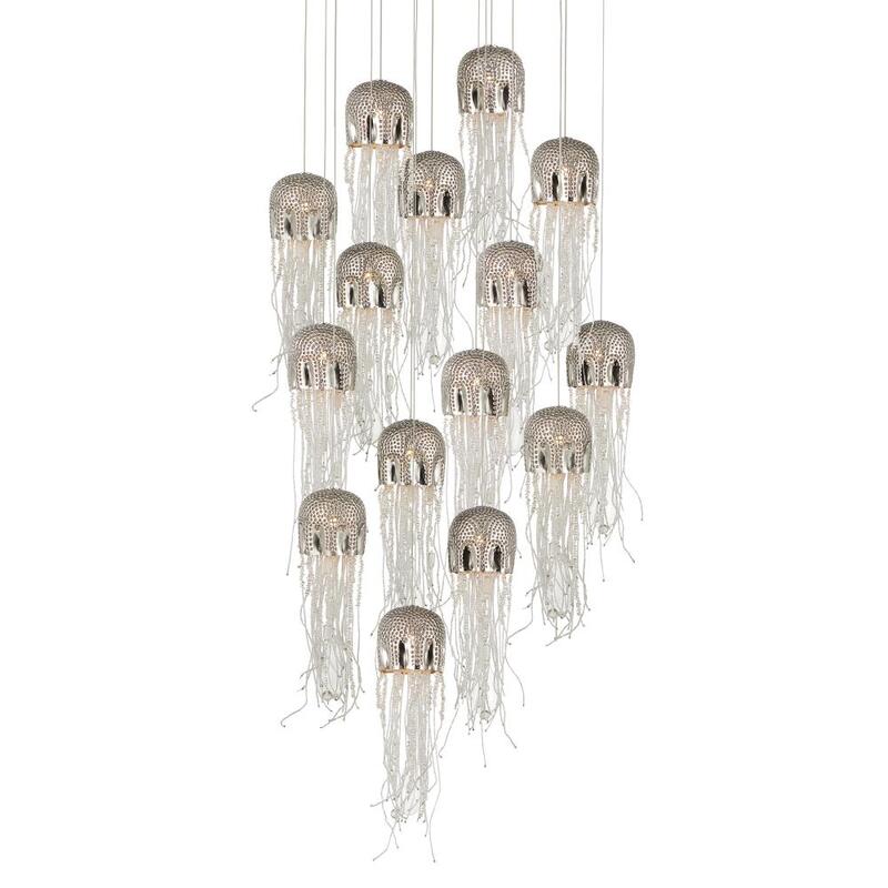 Currey Medusa Round 15 Light Multi Drop Pendant 9000 1029