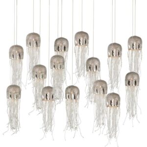 Currey Medusa Rectangular 15 Light Multi Drop Pendant 9000 1030