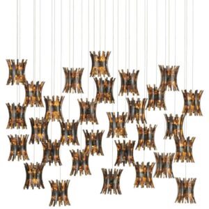 Currey Alsop 30 Light Multi Drop Pendant 9000 1045