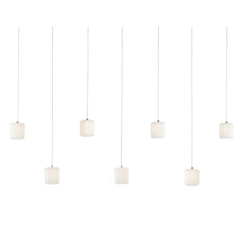 Currey Dove Rectangular 7 Light Multi Drop Pendant 9000 1060