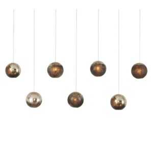 Currey Pathos Rectangular 7 Light Multi Drop Pendant 9000 1069