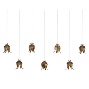 Currey Iota Rectangular 7 Light Multi Drop Pendant 9000 1070