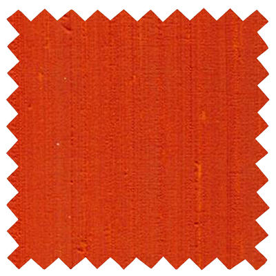 Cone Hardback Lampshade - Orange Dupioni Silk