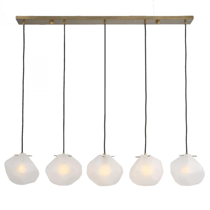 Uttermost Geodesic 5 Light Linear Pendant 21577