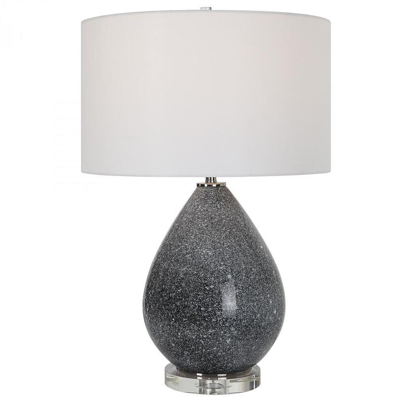 Uttermost Nebula Speckled Glaze Table Lamp 30149 1