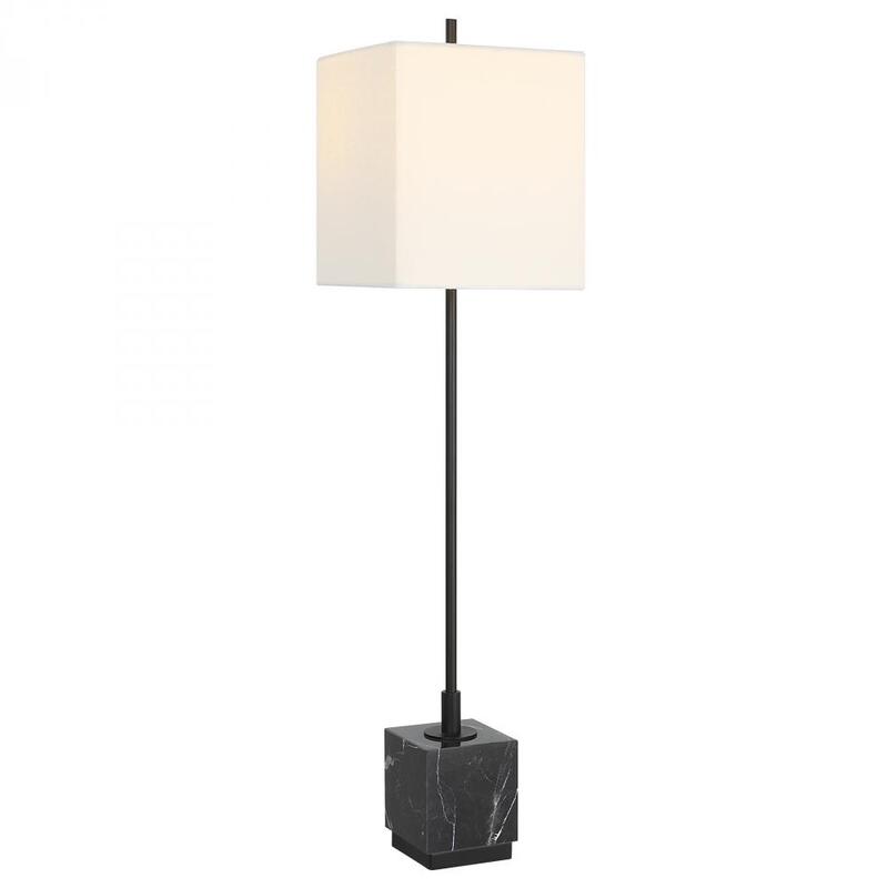 Uttermost Escort Black Buffet Lamp 30155 1