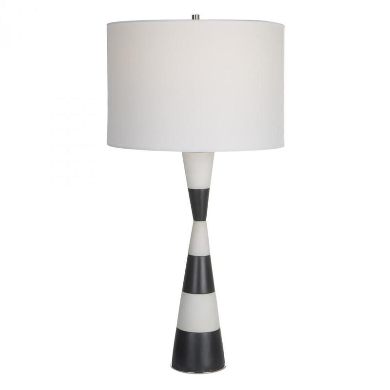 Uttermost Bandeau Banded Stone Table Lamp 30165 1