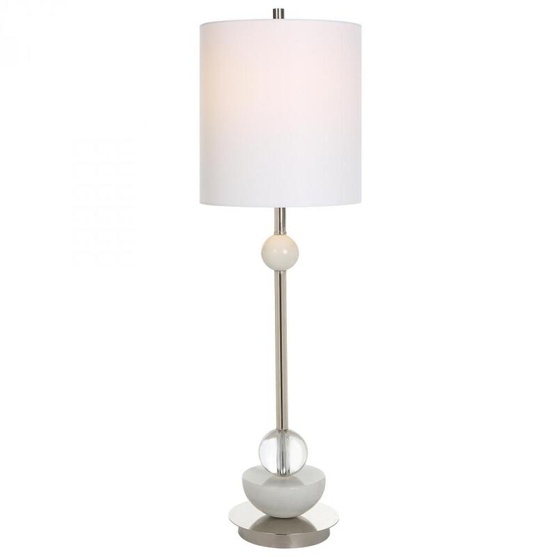 Uttermost Exposition Nickel Buffet Lamp 30179 1