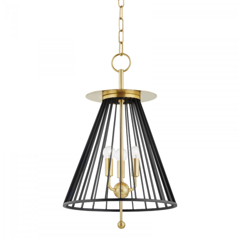 3 LIGHT PENDANT 1014 AGB BK