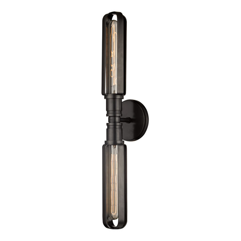 2 LIGHT WALL SCONCE 1092 OB