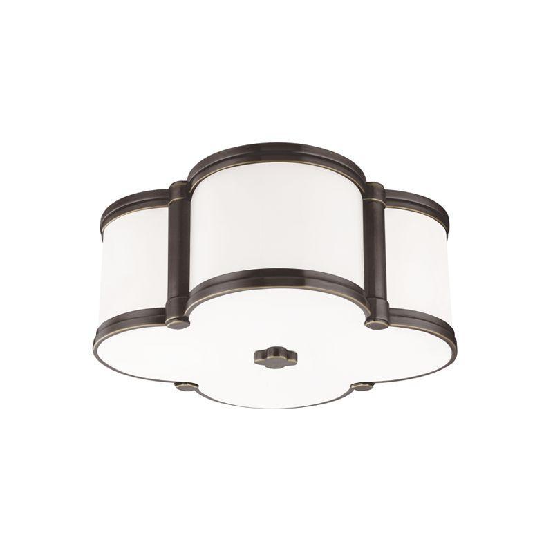 2 LIGHT FLUSH MOUNT 1212 OB