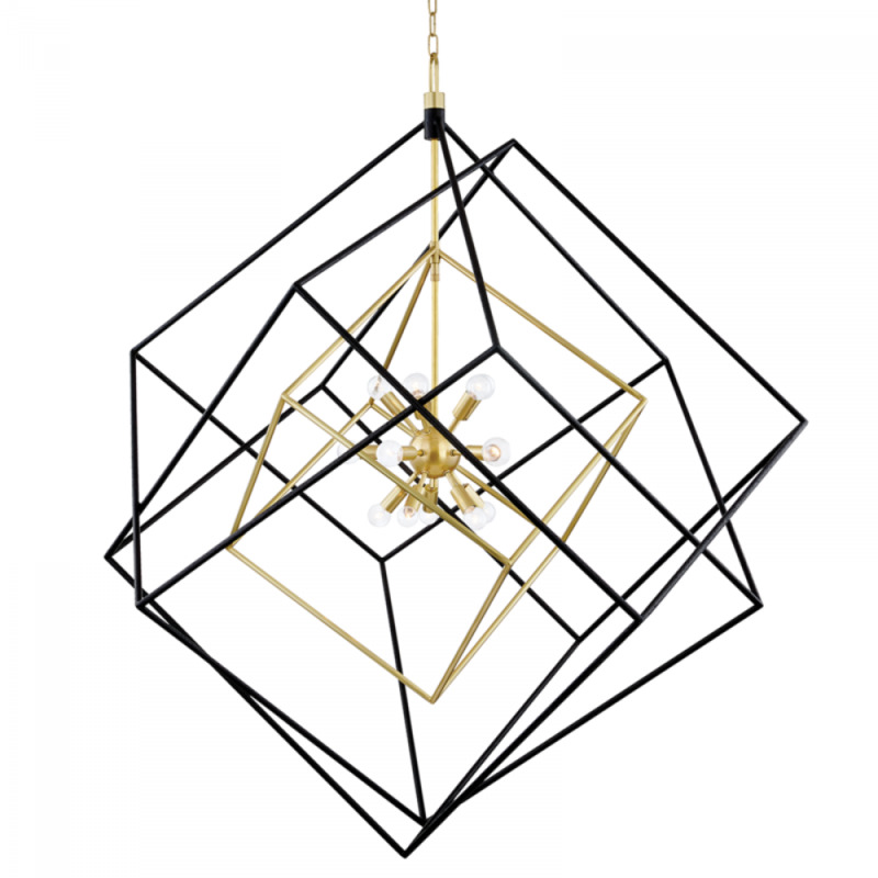 15 LIGHT CHANDELIER 1255 AGB BK