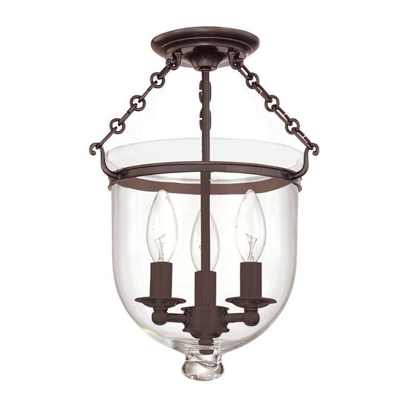 3 LIGHT SEMI FLUSH 251 OB C1