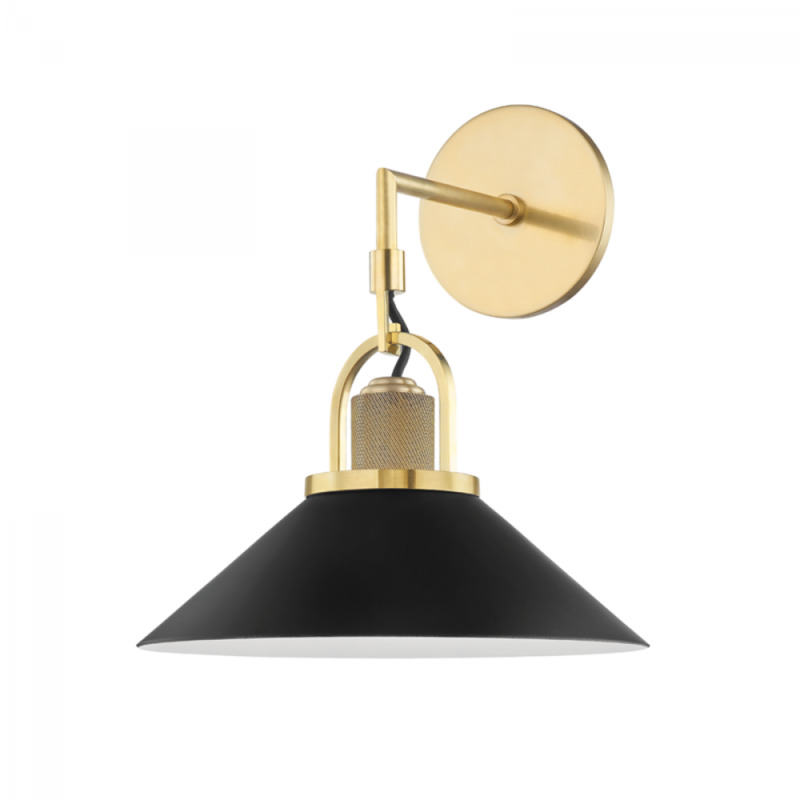 1 LIGHT WALL SCONCE 2601 AGB BK