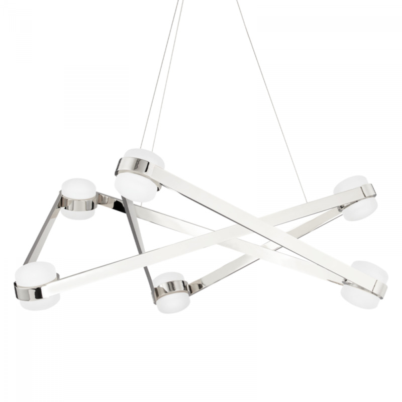 6 LIGHT CHANDELIER 2738 PN