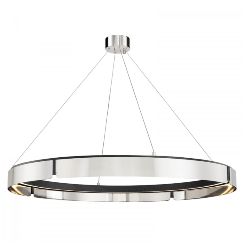LARGE LED CHANDELIER 2949 BN BK