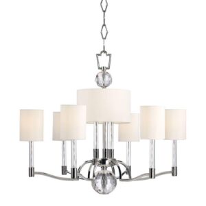 9 LIGHT CHANDELIER 3006 PN