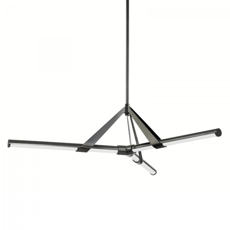 3 LIGHT CHANDELIER 3046 BLNK