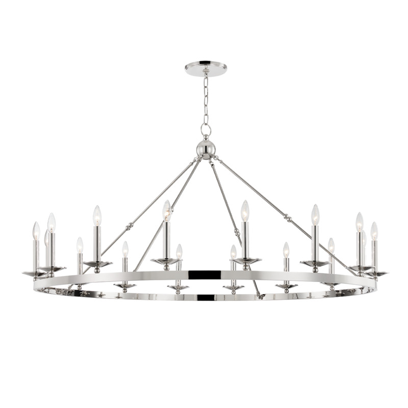 16 LIGHT CHANDELIER 3216 PN