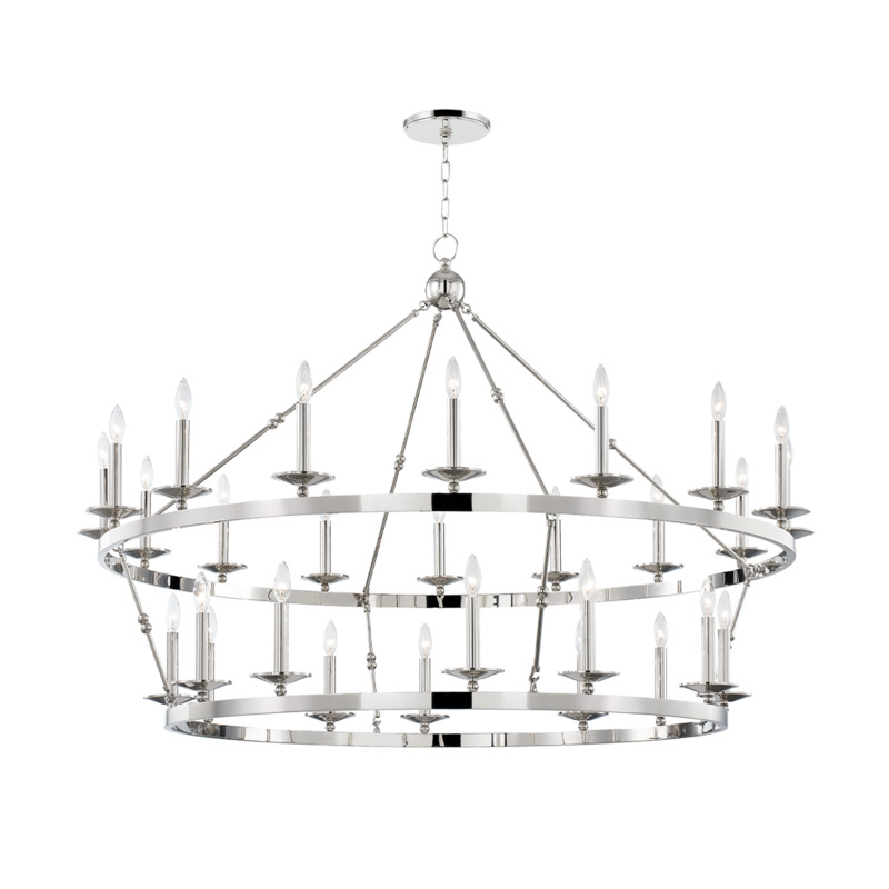 28 LIGHT CHANDELIER 3228 PN