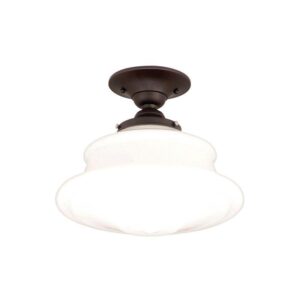 1 LIGHT SEMI FLUSH 3412F OB