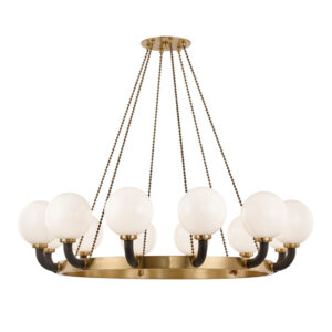 12 LIGHT PENDANT 3660 AGB BK