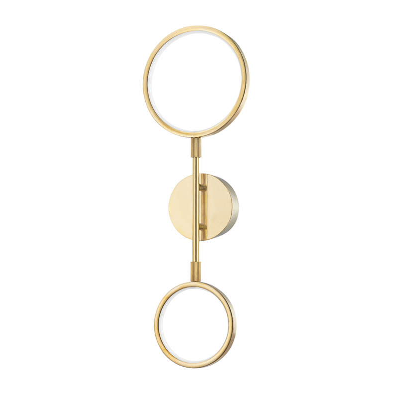 2 LIGHT LED WALL SCONCE 4102 AGB