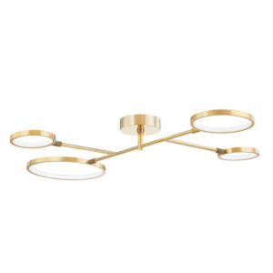 4 LIGHT LED FLUSH MOUNT 4104 AGB