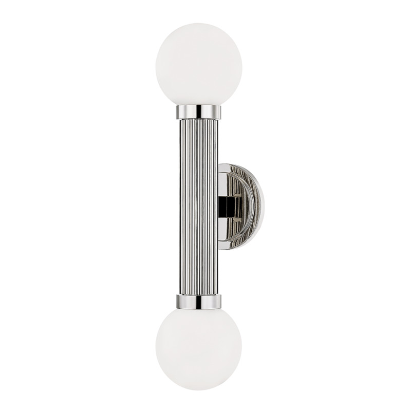 2 LIGHT WALL SCONCE 5102 PN