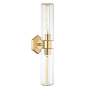 2 LIGHT WALL SCONCE 5124 AGB