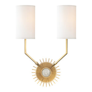 2 LIGHT WALL SCONCE 5512 AGB