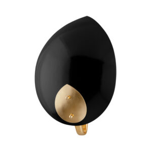 1 LIGHT WALL SCONCE 5701 GL BK
