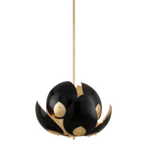 8 LIGHT CHANDELIER 5708 GL BK