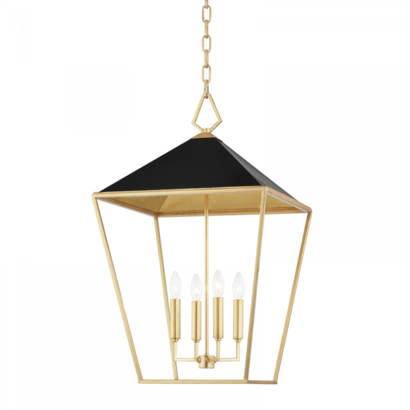 4 LIGHT MEDIUM PENDANT 5718 GL BK